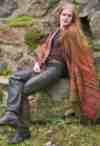 Posing at the ancient Monestary of Chorin during TV recordings